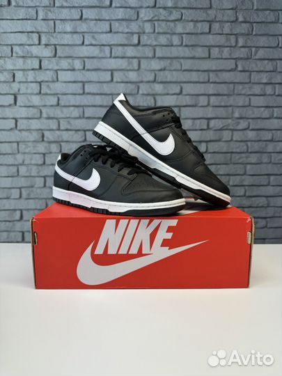 Nike Dunk Low Black White Оригинал