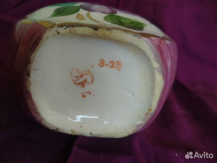 Штоф СССР фарфор,ручная роспись
