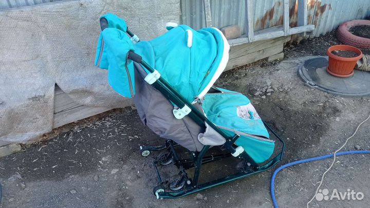 Детские санки коляска бу