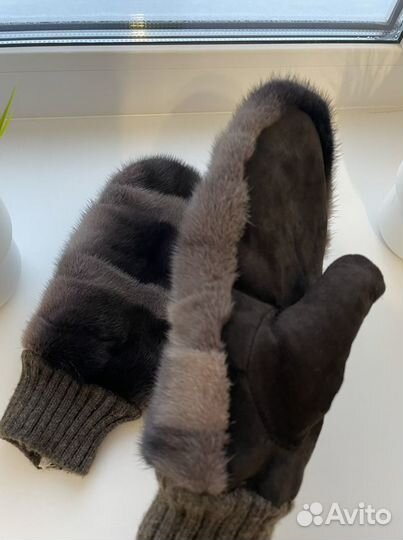 Норковые варежки