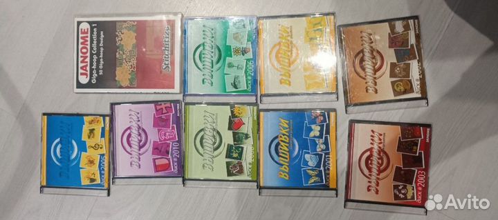 Вышивка. Дизайны Janome на CD дисках