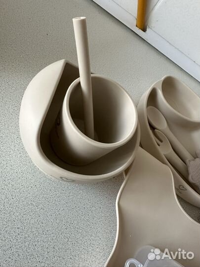 Детский набор посуды новый