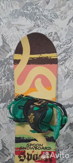 Сноуборд Spoon 138cm+Крепления