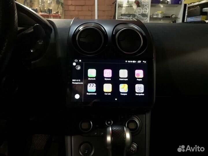 Магнитола андройд Nissan Qashqai с установкой