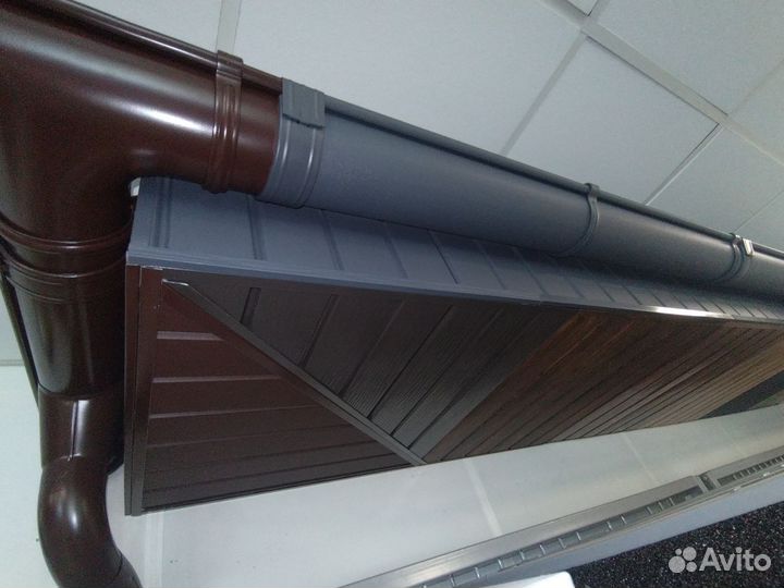 Пластиковые водостоки и софиты