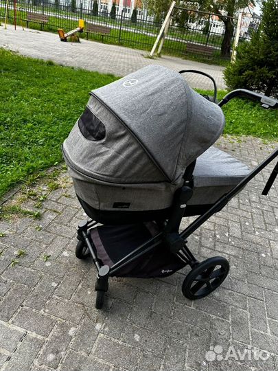 Коляска Cybex Priam IV 3 в 1 Soho Grey