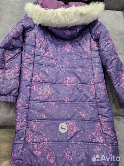 Зимняя куртка для девочки 140