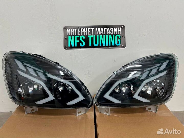 Передние Фары ГАЗель 3302 (Стиль AMG)