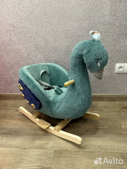 Детская Качалка AmaroBaby павлин
