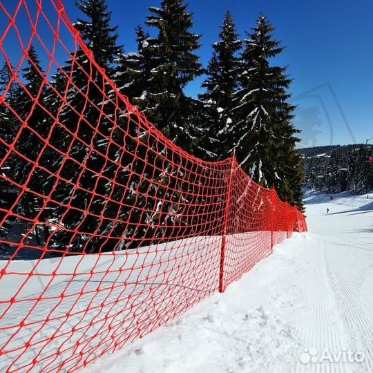 Сетка для горнолыжной трассы