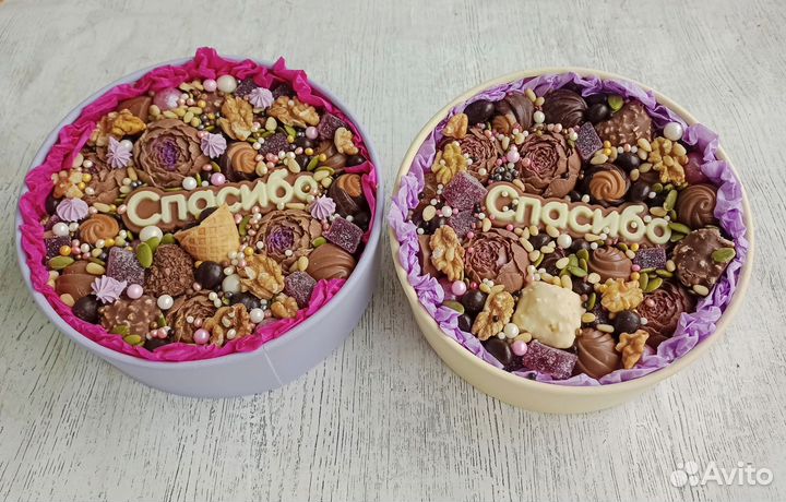 Сладкие съедобные букеты из зефира и шоколада