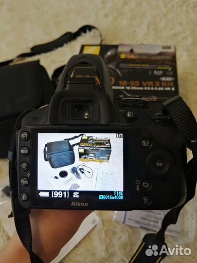 Зеркальный фотоаппарат nikon D3200