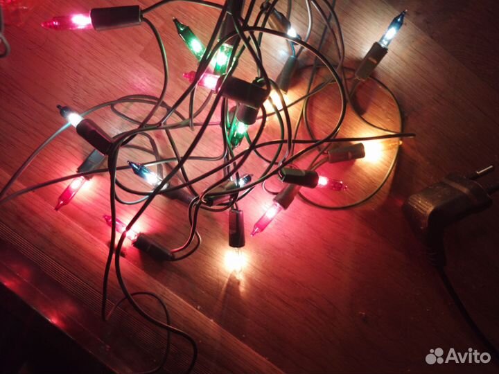 Дед Мороз и гирлянды СССР