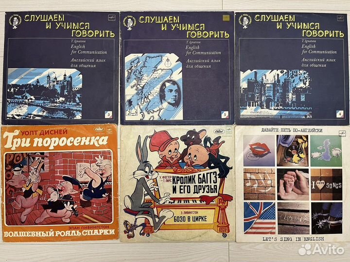 Виниловые пластинки советские, более 40 шт