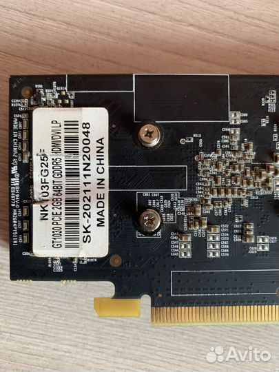 Видеокарта gt 1030 2gb gddr5