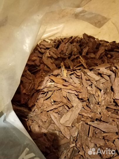 Кора сосны и лиственницы(мульча) для орхидей