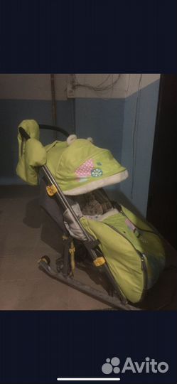 Коляска санки