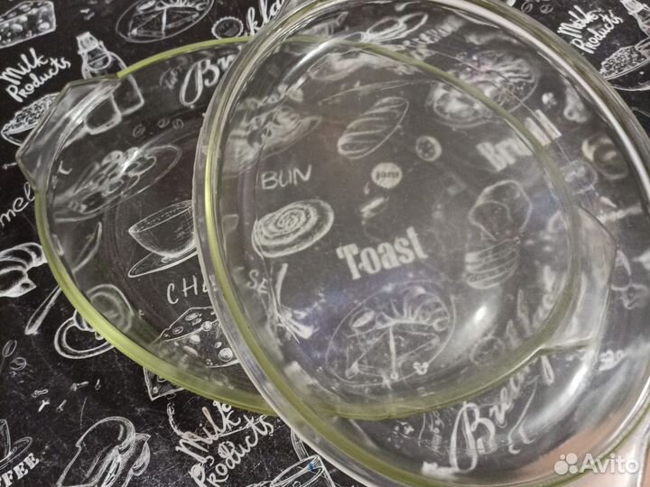 Стеклянная форма для запекания с крышкой