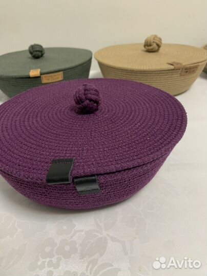 Салфетки сервировочные. Чайный набор. Корзины