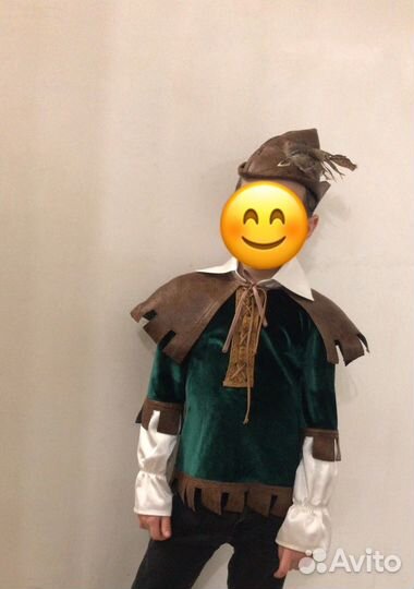 Новогодний костюм Робин Гуд, разбойник, принц