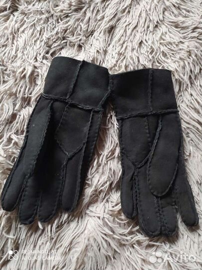 Перчатки замшевые