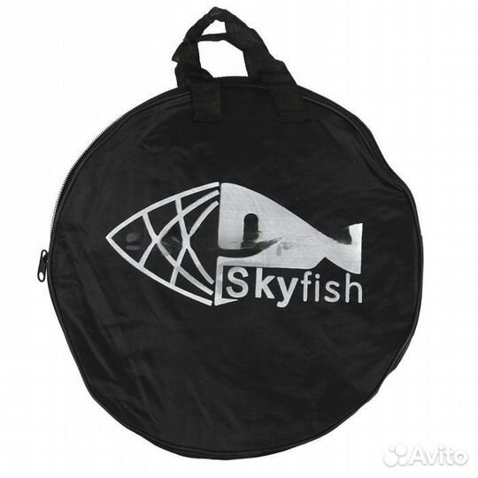 Садок из толстого стального троса 5 кольца в чехле