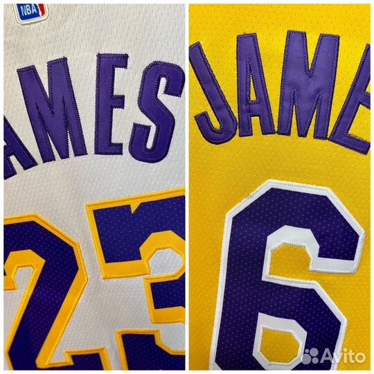Баскетбольная джерси майка James Lakers