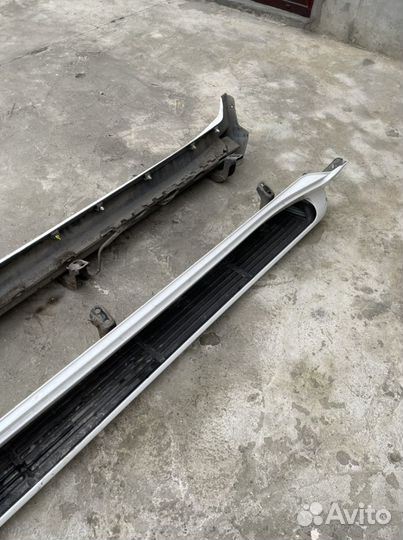 Оригинал Пороги с подсветкой lx570 lc200