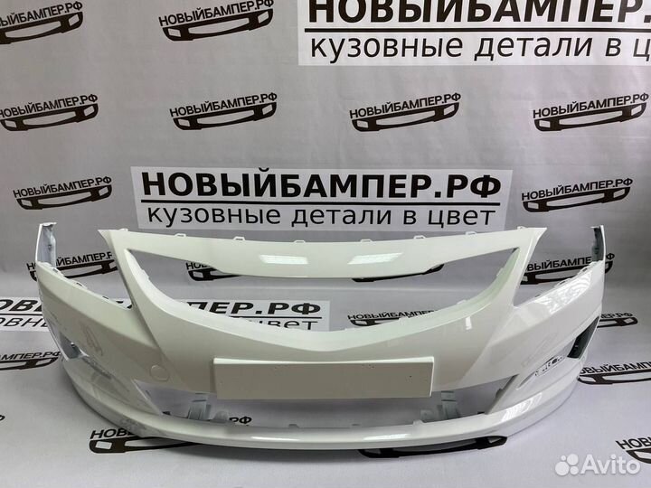 Передний бампер Hyundai Solaris 1 рест 2014-2017