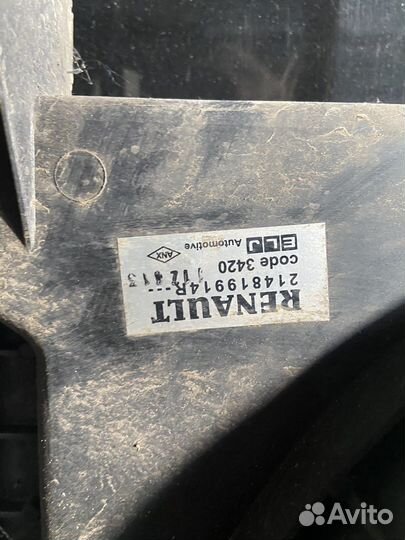 Вентилятор в сборе с радиатором Renault Duster 1.5