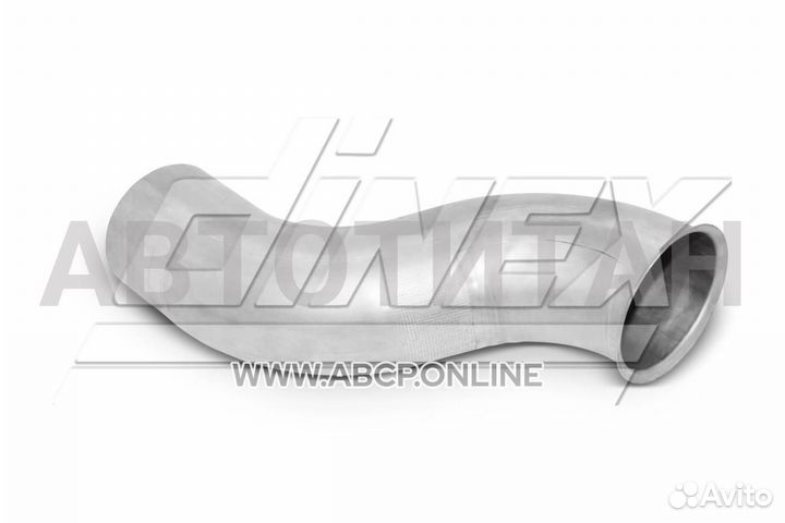 DIN87033 труба глушителя 2-изг. 90гр. D 5, от турб