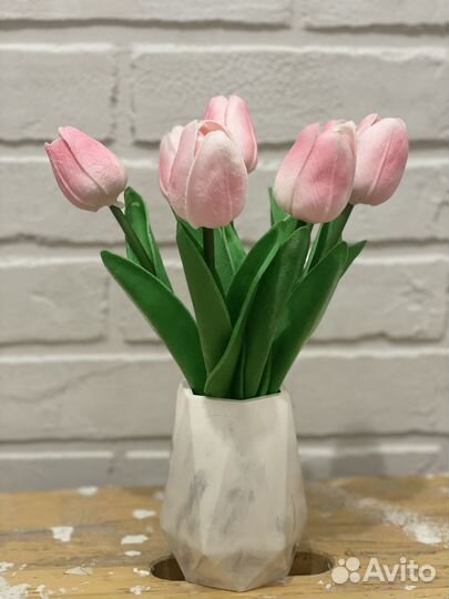 Цветы тюльпаны букеты в наличии искусственные