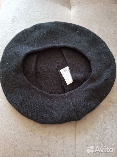 Берет черный женский