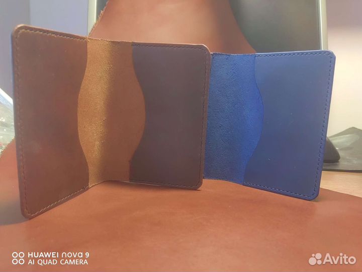 Обложка на паспорт натуральная кожа