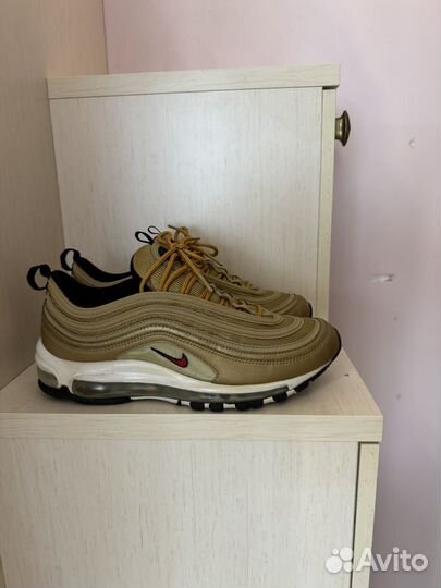 Кроссовки Nike Air Max 97 Metallic Gold Оригинал