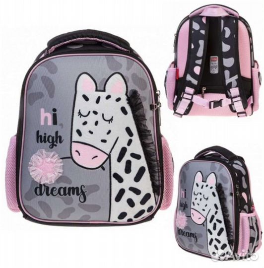 Рюкзак школьный Ergonomic Высокие мечты Hatber