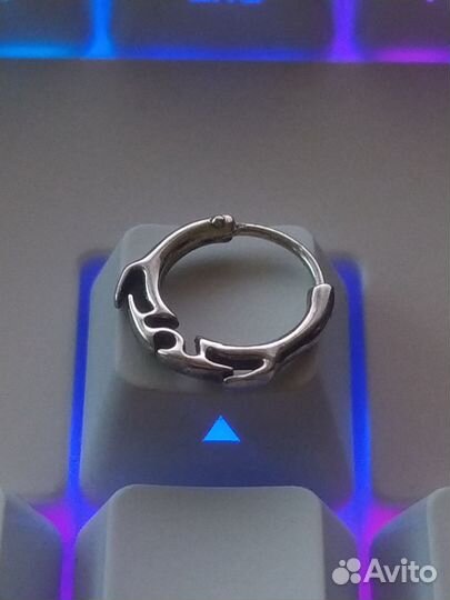 Серьга Волчок 