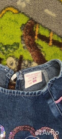 Джинсовое платье для девочки