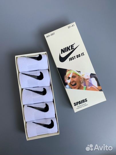 Носки nike высокие в коробке