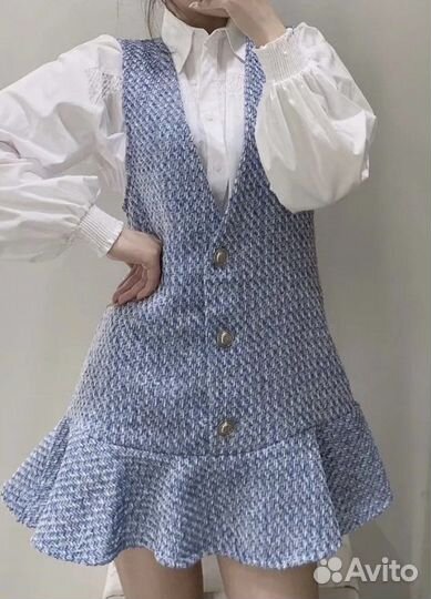 Твидовый сарафан