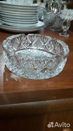 Хрустальная конфетница,пепельница