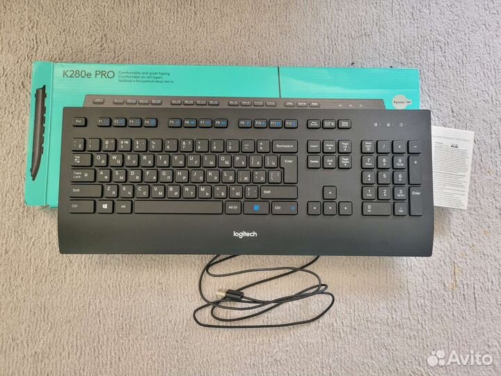 Клавиатура logitech k280e pro
