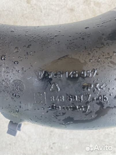 Патрубок воздуховод интеркул Porsche Cayenne I 955