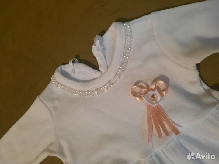 Платье для девочки 0-3 мес