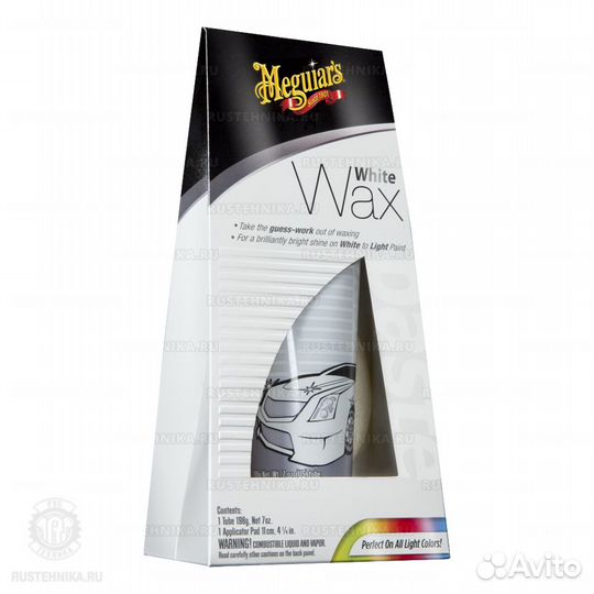 Воск для светлых автомобилей White Wax 207 мл