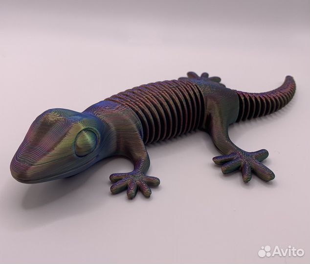 Детская подвижная игрушка Геккон 17 см