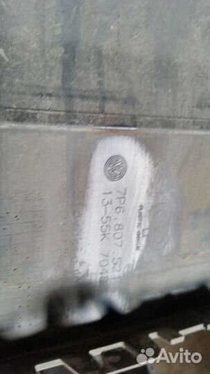 Спойлер заднего бампера Volkswagen Touareg