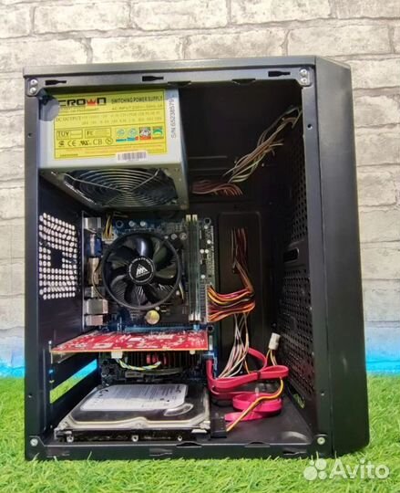 Игровой пк i3-3220 R9 360 RAM 8 SSD 60 HDD 160