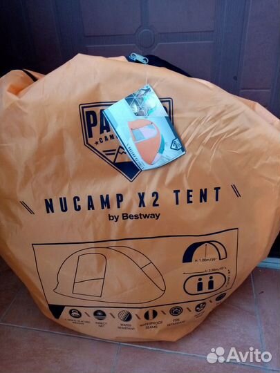 Палатка NuCamp 2-местная
