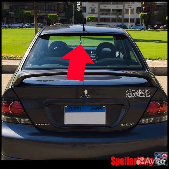 Козырек заднего стекла Mitsubishi Lancer 9